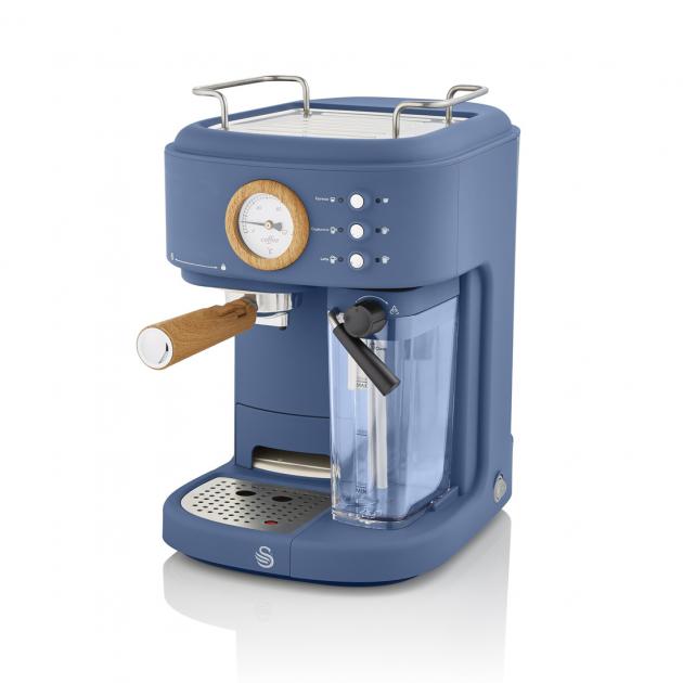 Swan Nordic Pump Espresso Coffee Machine SK22150BLUN - 1100W, (Blue)
