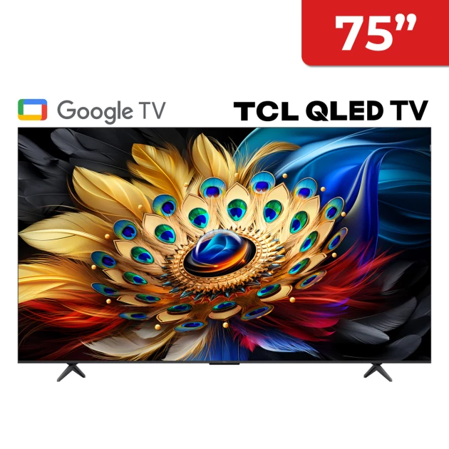 TCL 75" 4K HDR QLED Google TV C655