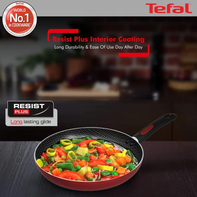 Tefal Rio Red Simply Chef Fry Pan 20cm - (TF-FP20-SCR341)