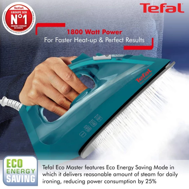 Tefal Eco Master Steam Iron 1800W - (TF-SI-MST246)