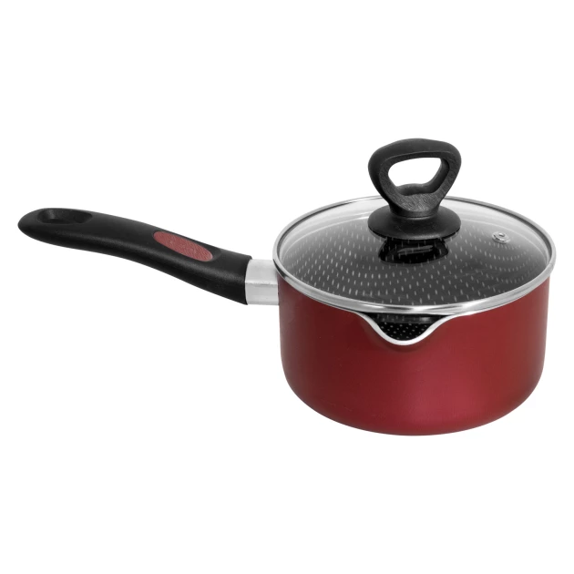 Tefal Sauce Pan 16cm G Lid Rio Red Simply (TF-SP16-063)