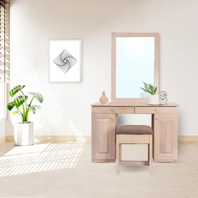 Berlin Dressing Table - Washed White (WF-BERLIN-DTO-WW-S)