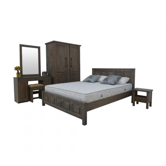 Berlin Rustic Queen Bed Room Set