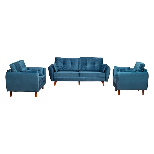 Danish Sofa (Blue) - WF-DANISH-BU-S