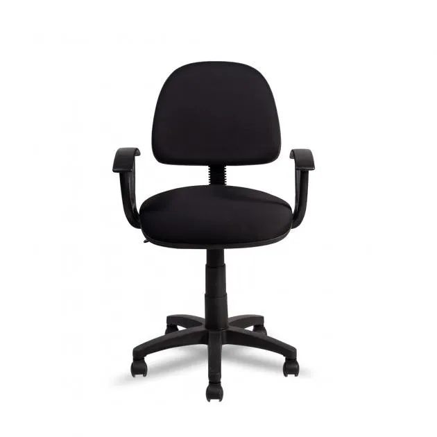 Fabric Typist Chair T009-BL-S - Black
