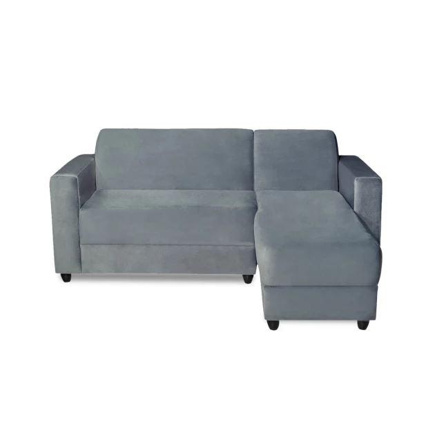 Corner Sofa - 2 Seater Chaise  (Fabric Gray) - WF-ECOM-SOFA-GR-S