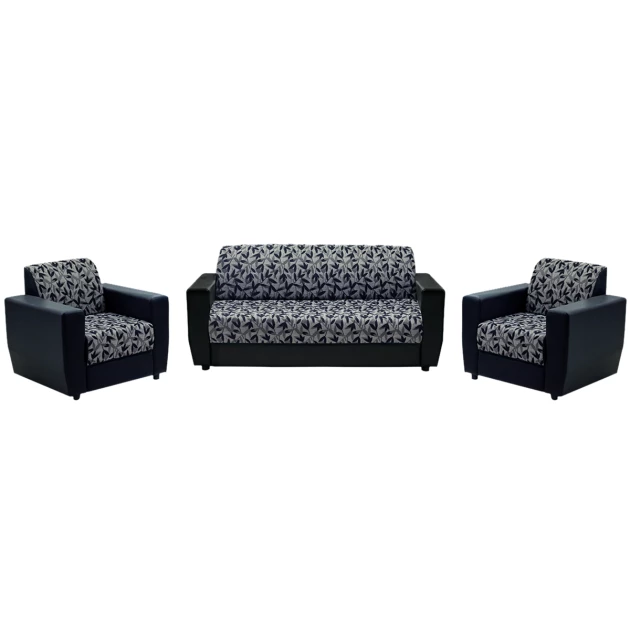 Milan Sofa - Fabric Design Black (WF-MILAN-DSBL-S)