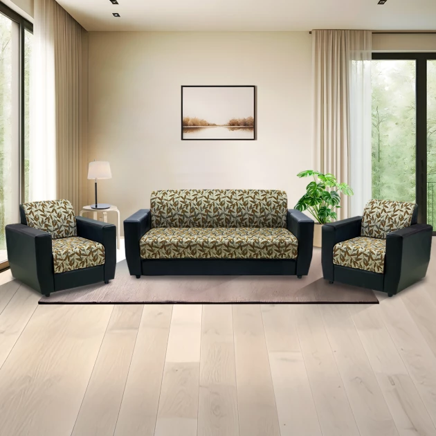 Milan Sofa - Fabric Design Brown (WF-MILAN-DSBR-S)