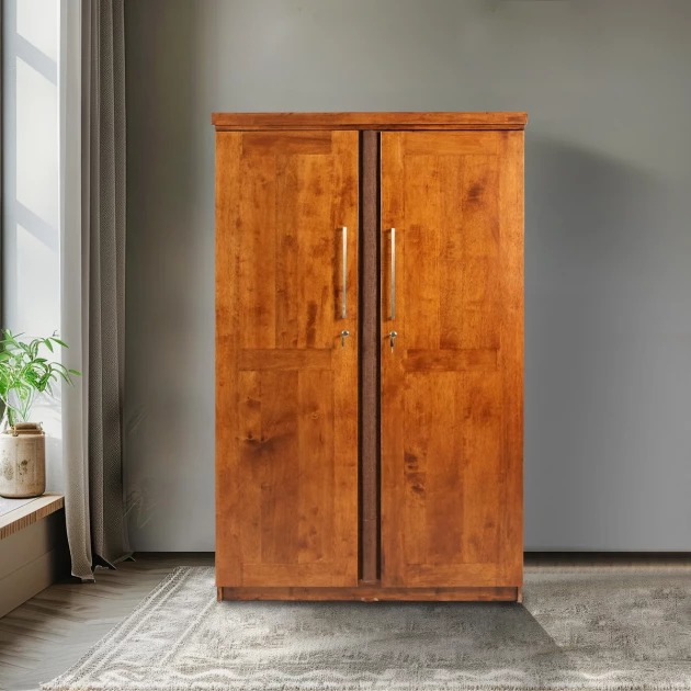 Moscow 2 Door Wardrobe - Light Brown (WF-MOSCOW-2WD-S)