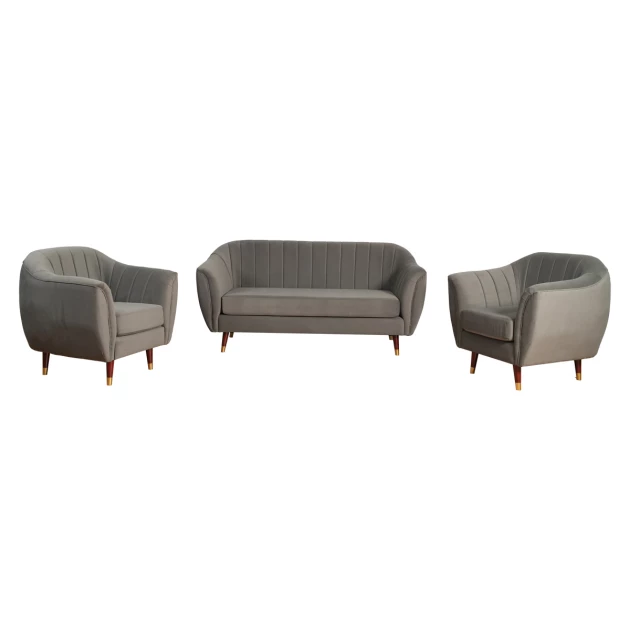 Queen Sofa 3+1+1 - Gray (WF-QUEEN-311-GR-S)