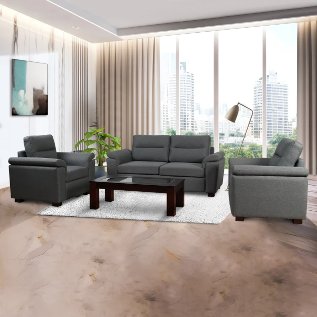 Shelly Sofa 3+1+1 - Gray (WF-SHELLY-311-GR-S)