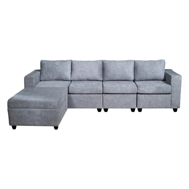 Winston Sofa - Gray Fabric (WF-WINSTON-4SC-GR-S)