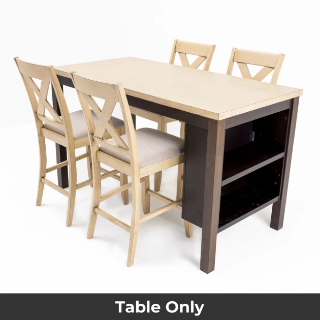 Boshwell Dining Table - 4 Seater - Table Only (Buttermilk/New Wedge 2) - WFI-BOSHWELL-TBL-S