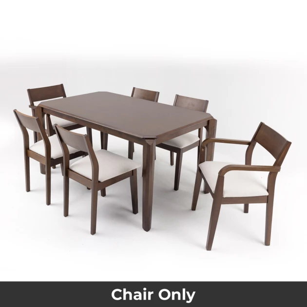 Norman Dining Chair - 6 Seater - Chair Only (Dark Brown) - WFI-NORMAN-CHR-S