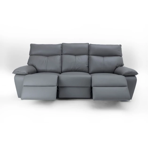 Willow Electric Recliner 3+1+1 Sofa (4ER) (Grey) - WFI-WILLOW-GR-S