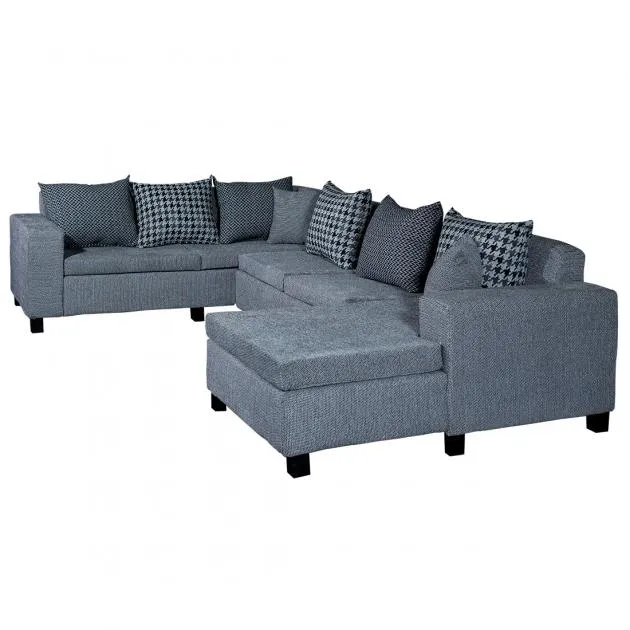 Florac Sectional Sofa - Grey And Dark Grey (WFL-FLORAC-04-S)