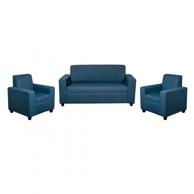 Monaco Sofa Blue Fabric