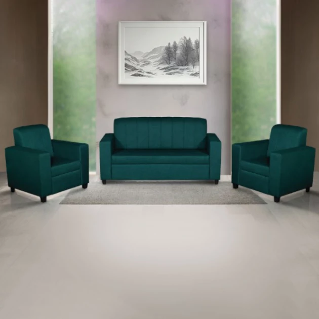 Monaco Sofa Green Fabric