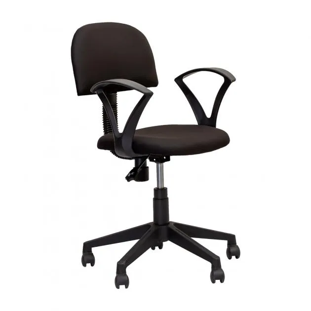 Typist Chair With Arm - Black (NOC-T009-BL-S)