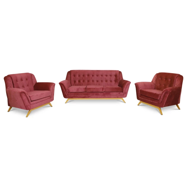 Rush Sofa (Maroon) - WFL-RUSH-MR-S