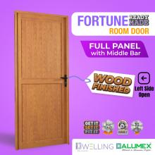 ALUMEX Fortune Room Door Full Aluminium Panel With Mullion - Left Opening (ALU-FOR003WF001L)
