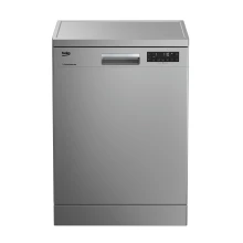 Beko Freestanding Dishwasher DFN28420S - 9.5L Silver