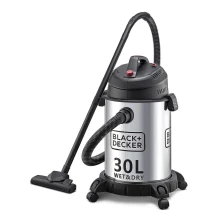 BLACK+DECKER Wet & Dry Drum Vacuum Cleaner WV1450-B5 - 30L, 1400W