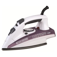 BLACK+DECKER 1750W Steam Iron Non-Stick Soleplate - BD-X1750-B5