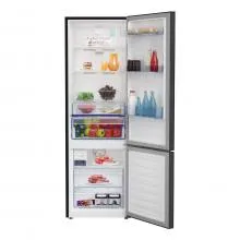 Beko Refrigerator Bottom Freezer, 375l, Black