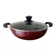 Bristo Cooking Pan 28cm With Glass Lid (BR-COOKPAN28)