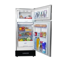 Singer Geo Refrigerator GEO-200D-TG - 185L (Black & Red)