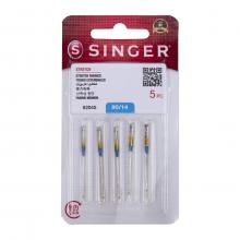 Singer Ball Point (2045) Sewing Machine Needles, Size 90/14