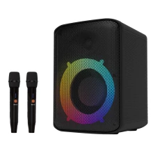 HiFuture Event Portable Smart Wireless Bluetooth Speaker With Mics - Black