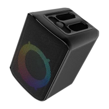 HiFuture Event Portable Smart Wireless Bluetooth Speaker With Mics - Black