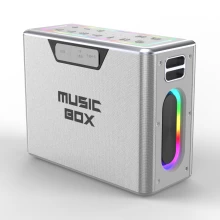 HiFuture MusicBox Bluetooth Speaker - Silver