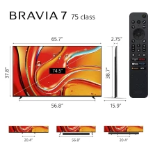 Sony BRAVIA 7 75" Mini LED QLED 4K HDR Google TV