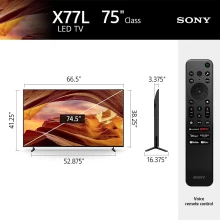 Sony 75" X77L 4K UHD HDR Google TV