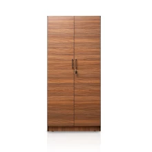 2 Door Wardrobe - Cairo Walnut Colour (LF-ECOM-2WD-CRW-S)