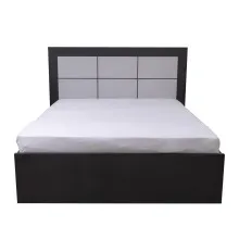 Halden Double Bed - LF-HALDEN-BDQ-BL-S (Black & Grey)