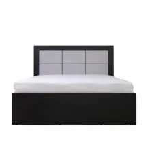 Halden Double Bed - LF-HALDEN-BDQ-BL-S (Black & Grey)