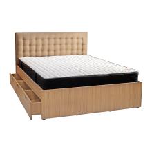 Imperial Queen Size Bed - LF-IMP-BDQ-SHW-S (Sahara Walnut)