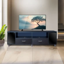 Rio TV Stand 60" - Black (LF-LCDRIO-BLK-S)