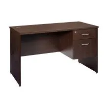 LEO Office Table 120x60x75 With Drawer & Cupboard (Wenge)