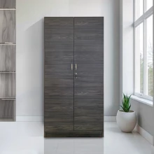 Lite 2 Door Wardrobe - Cathedrel Elm (LF-LITE-2WD-CLM-S)