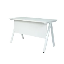 Iron Leg Office Table - White (LF-OFI-ST-002-WH-S)