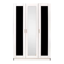 Pearl 3 Door Wardrobe - White Color (LF-PEARL-3WD-WHT-S)