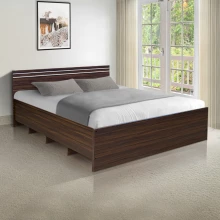 Rover Queen Bed - Walnut - 75"x60" (LF-ROVER-75X60-WN-S)