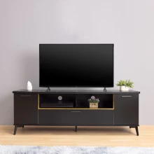 Denver TV Stand - Black (LFI-DENVER-TVS-BL-S)