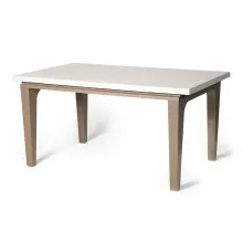 Plastic Table - 6 Seater - Brown (PF-6TBL-BR-S)