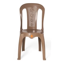 Cafe Plastic Chair - New Wooden Finish Color (PF-CAFE-NEW-WF-S)